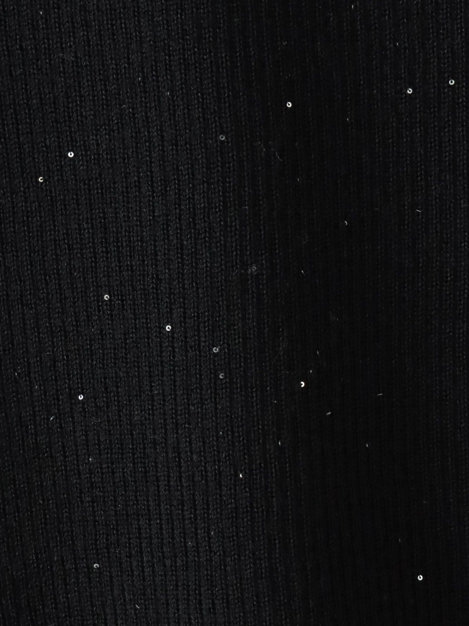 スパンコールリブタートルニット≪手洗い可能≫