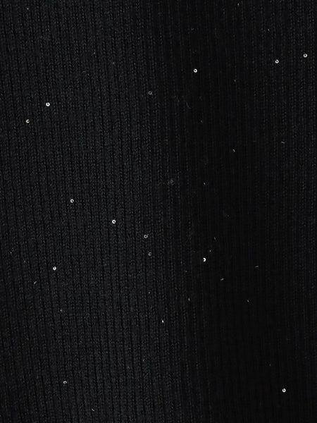 スパンコールリブタートルニット≪手洗い可能≫