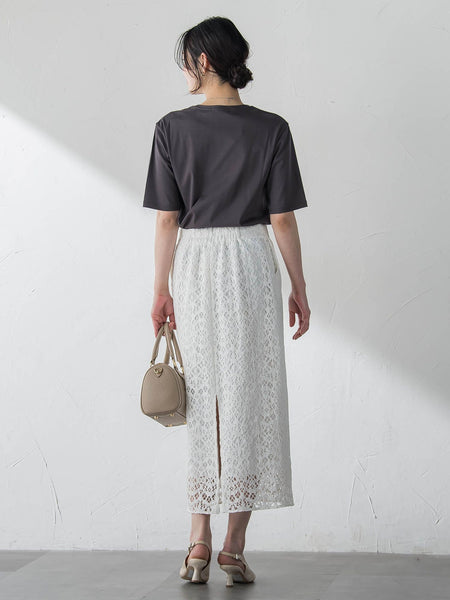 汗ジミ軽減カットソー