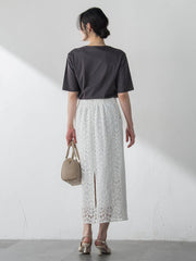 汗ジミ軽減カットソー