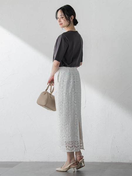 汗ジミ軽減カットソー