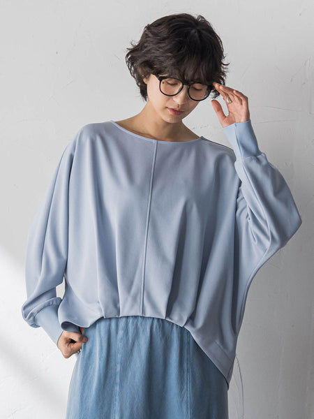 “ 叶える ” タックヘムドルマンショートプルオーバー