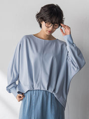 “ 叶える ” タックヘムドルマンショートプルオーバー