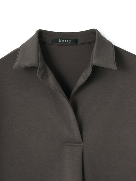 【SET】ダンボールニットスキッパートップ×スカート2ピース