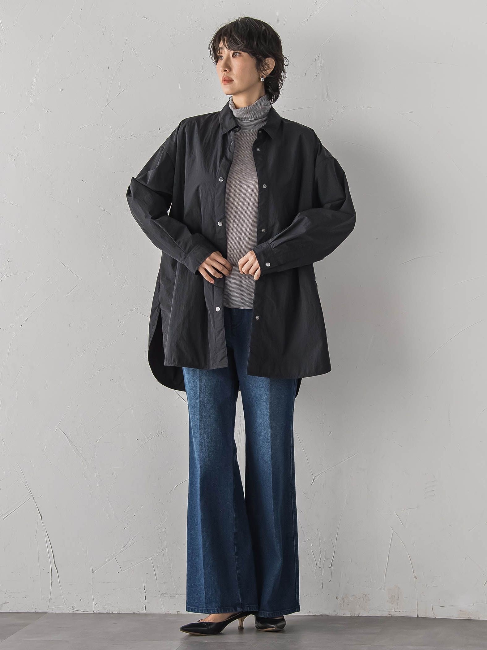 【大きいサイズ/受注会限定】カシミヤシルクシアージャージカットソー