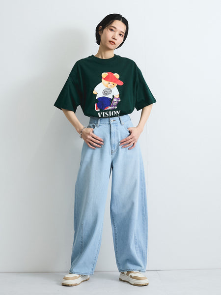 5ポケットライトオンスデニムカービングパンツ≪手洗い可能≫