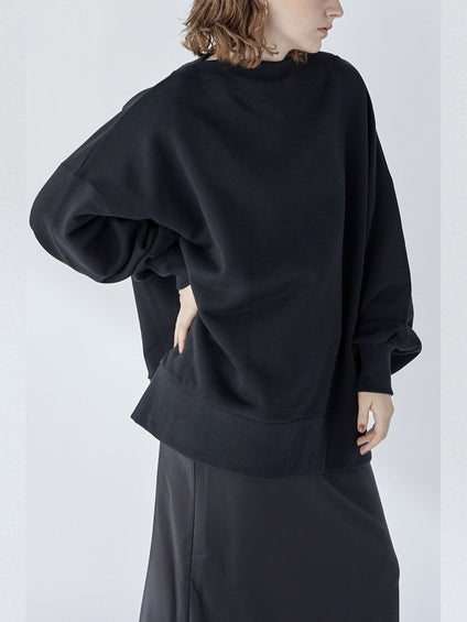 Edge neck sweater【日本製】≪手洗い可能≫