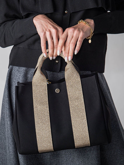 【VIOLAd'ORO】ラメテープトートバッグ