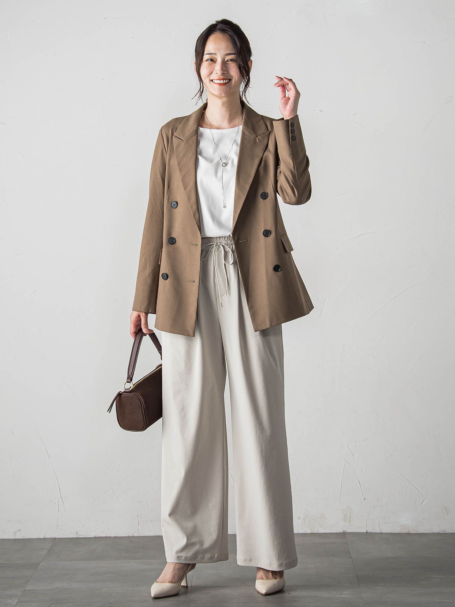 【WEB限定】汗じみ防止大人ロンT ≪3サイズ/洗える≫