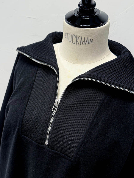 【WEB限定】圧縮起毛ステンニットワンピース≪手洗い可能≫