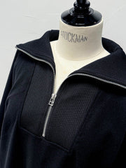 【WEB限定】圧縮起毛ステンニットワンピース≪手洗い可能≫