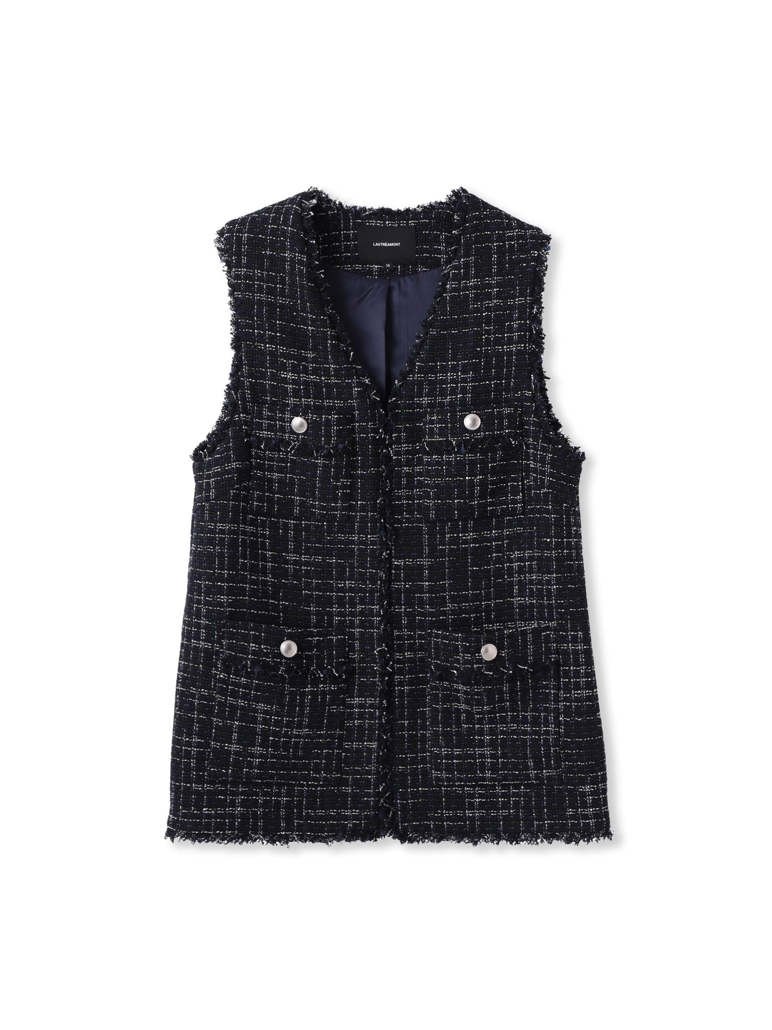 LUSTROツイードジレ