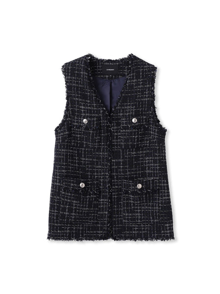 LUSTROツイードジレ