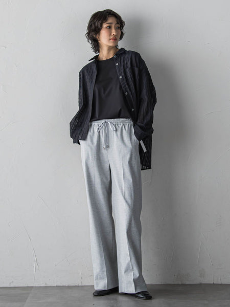 【大きいサイズ】シアーサッカーストライプシャツ