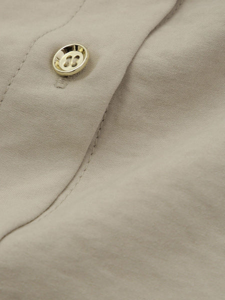 サテンピーチバックギャザーブラウス≪手洗い可能≫