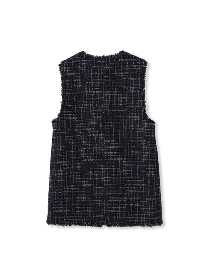 LUSTROツイードジレ