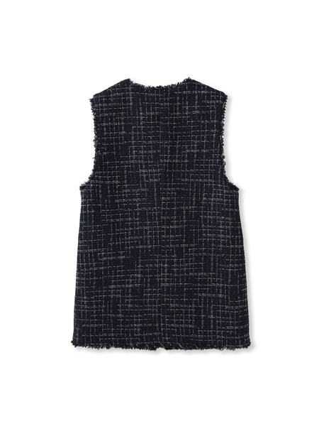 LUSTROツイードジレ