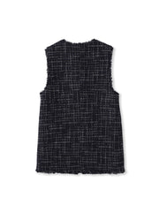 LUSTROツイードジレ