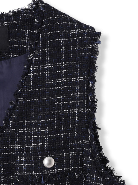 LUSTROツイードジレ