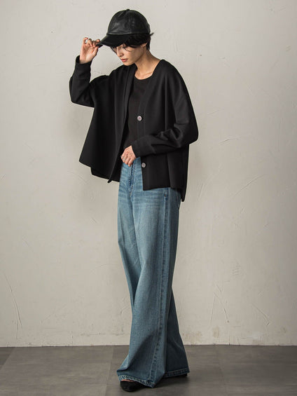 ベロアカフスロングTシャツ