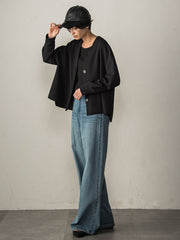 ベロアカフスロングTシャツ