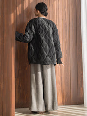 ステッチレスダウンコート