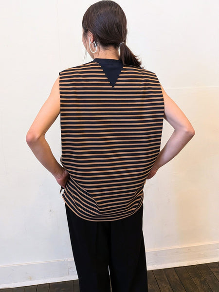《予約販売》crew neck vest　【日本製】