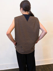《予約販売》crew neck vest　【日本製】