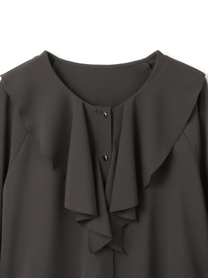 ヴィンテージツイルビッグカラーブラウス