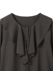 ヴィンテージツイルビッグカラーブラウス