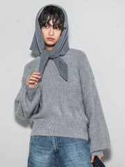 【WEB限定】ラメフェザーニット≪手洗い可能≫