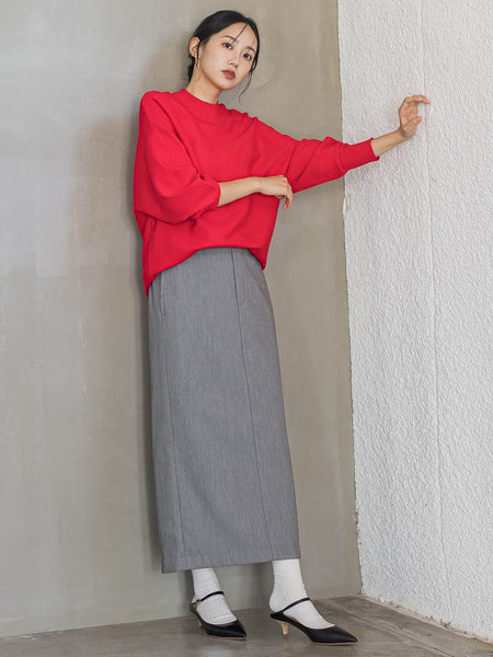 ウォッシャブルバナナスリーブニット≪手洗い可能≫