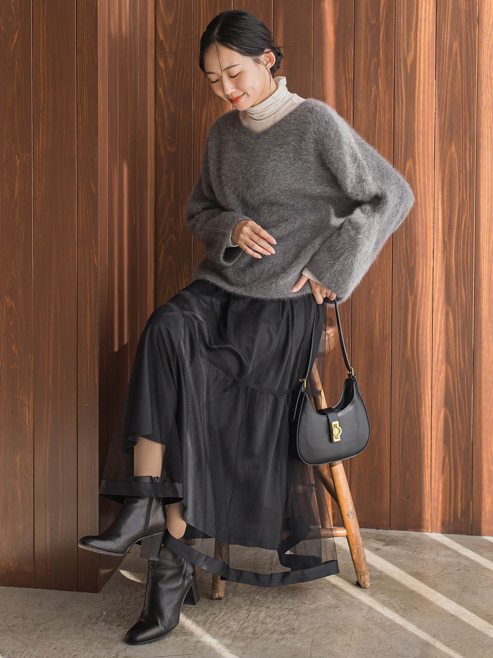 FOX/CASHMEREニット≪手洗い可能≫