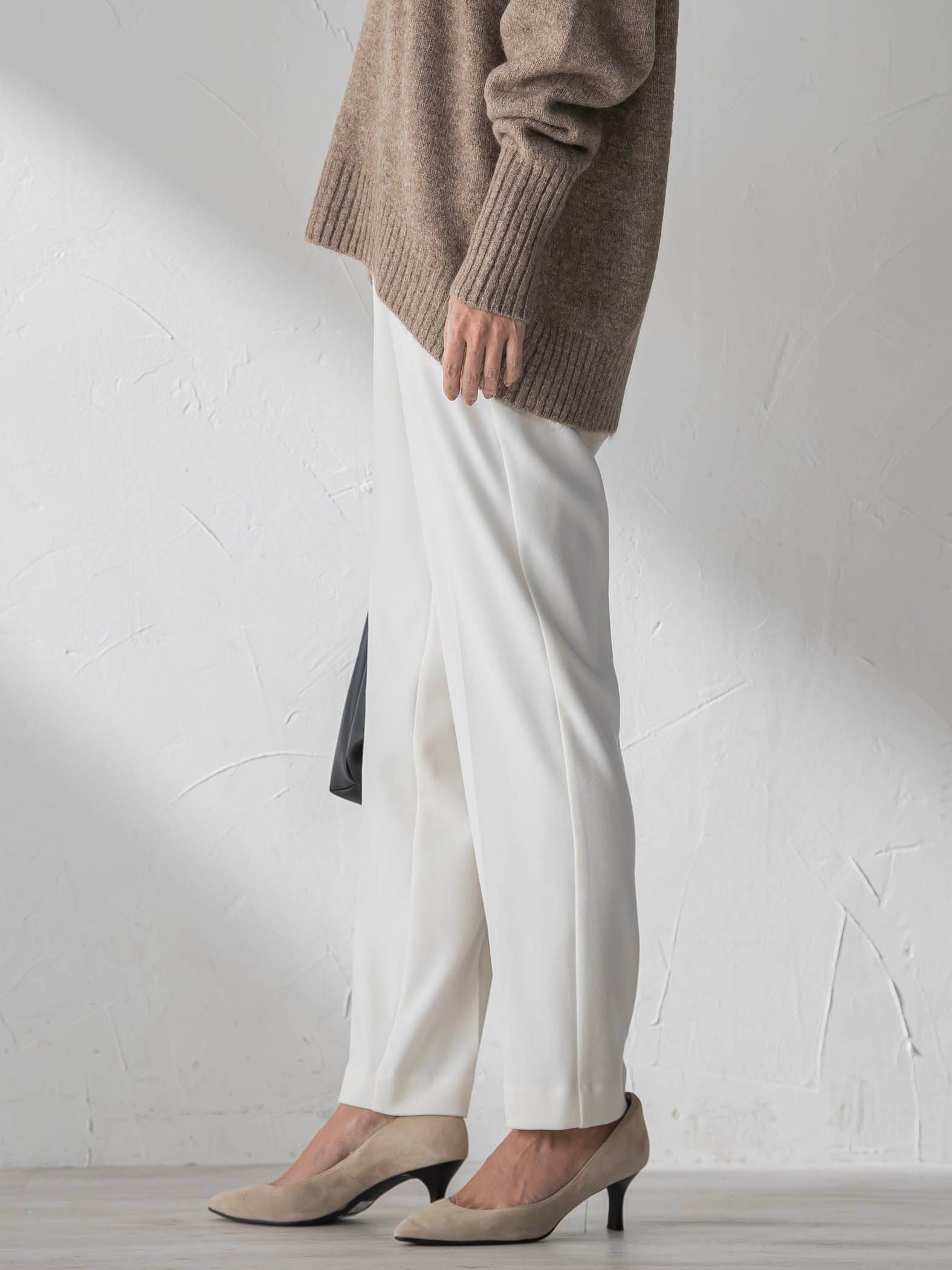 両面起毛2WAYストレッチテーパードパンツ