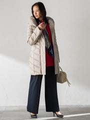 両面起毛ドロストワイドパンツ