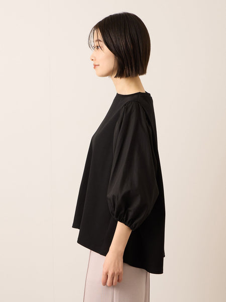 《予約》【機能するミニマル服】切替プルオーバー《接触冷感》