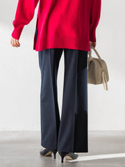 両面起毛ドロストワイドパンツ