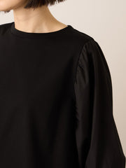 《予約》【機能するミニマル服】切替プルオーバー《接触冷感》