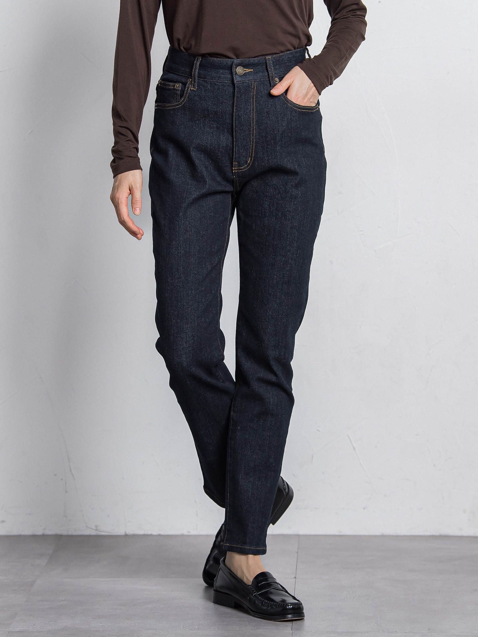 【WEB限定】365デニムパンツ スキニーシルエット≪洗える≫