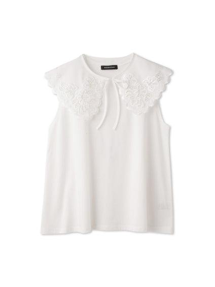 セパレートスカラップレースカラープルオーバー