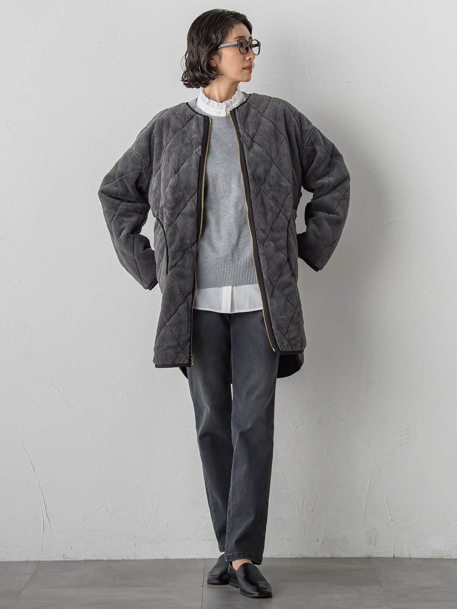 【WEB限定】”まるで毛布”どちらも主役リバーシブルアウター