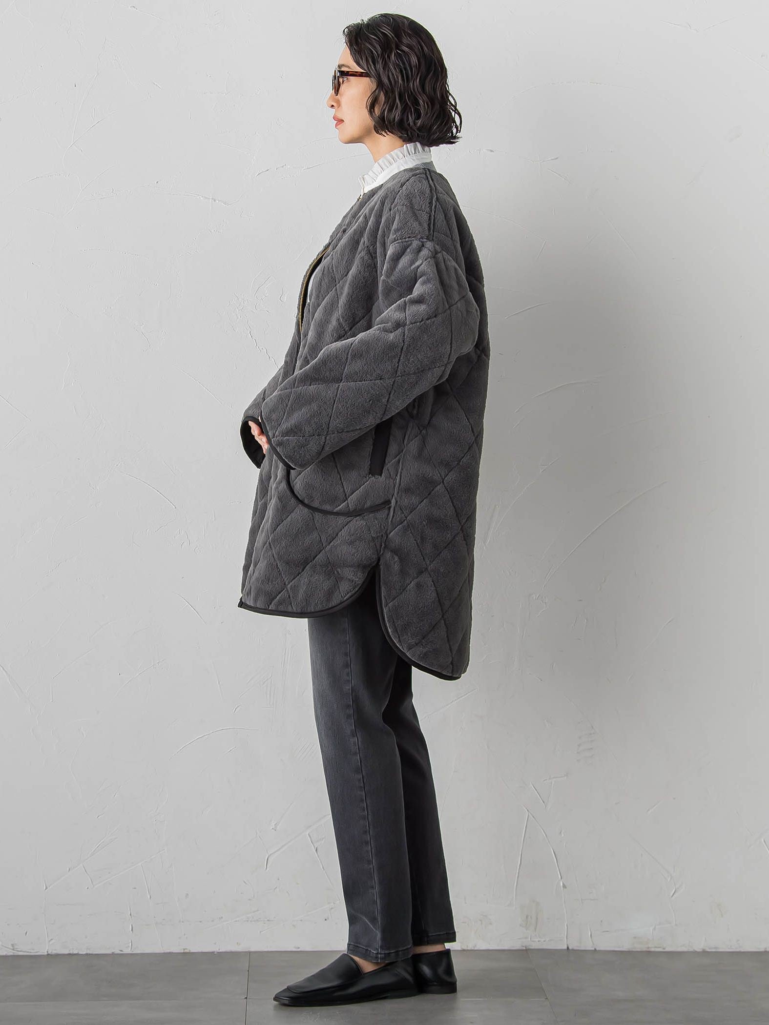 【WEB限定】”まるで毛布”どちらも主役リバーシブルアウター