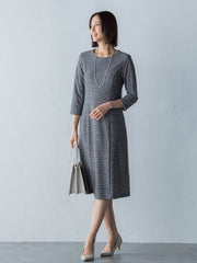 ハイテンションツィードプリントワンピース