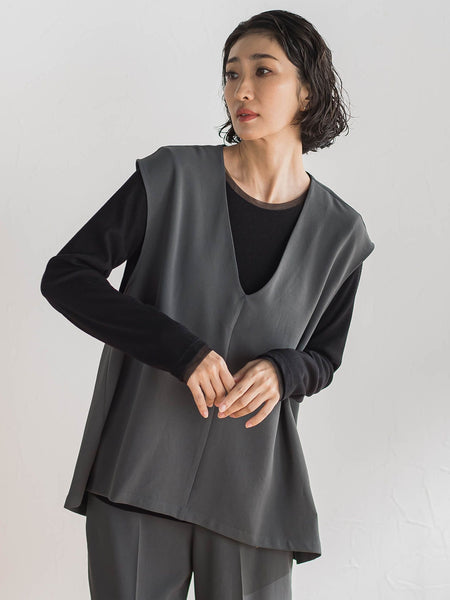 ラメテレコカットソー