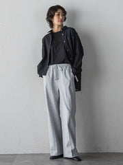 シアーサッカーストライプシャツ