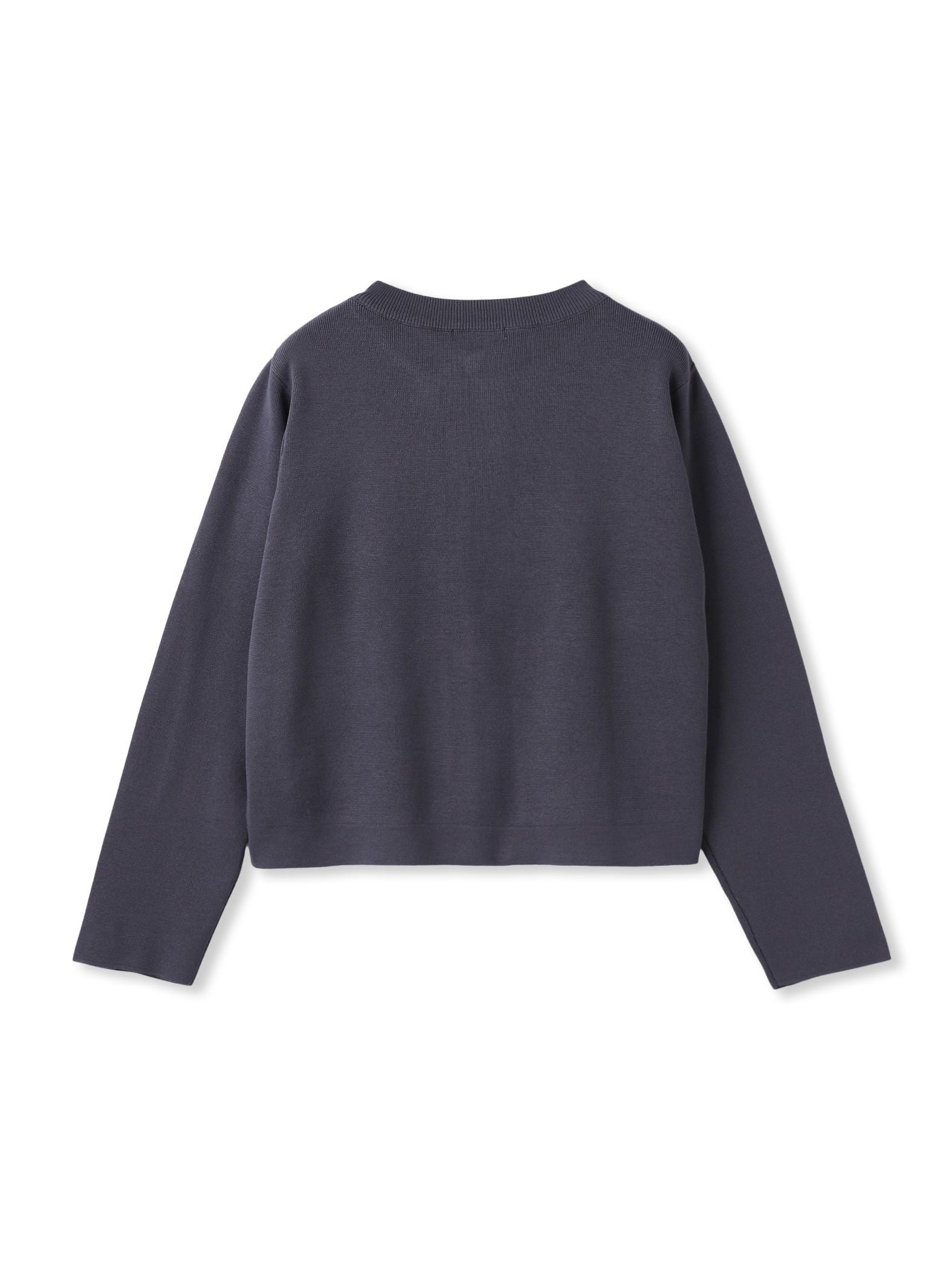 オーガンジー刺繍ミラノリブブルゾン≪手洗い可能≫