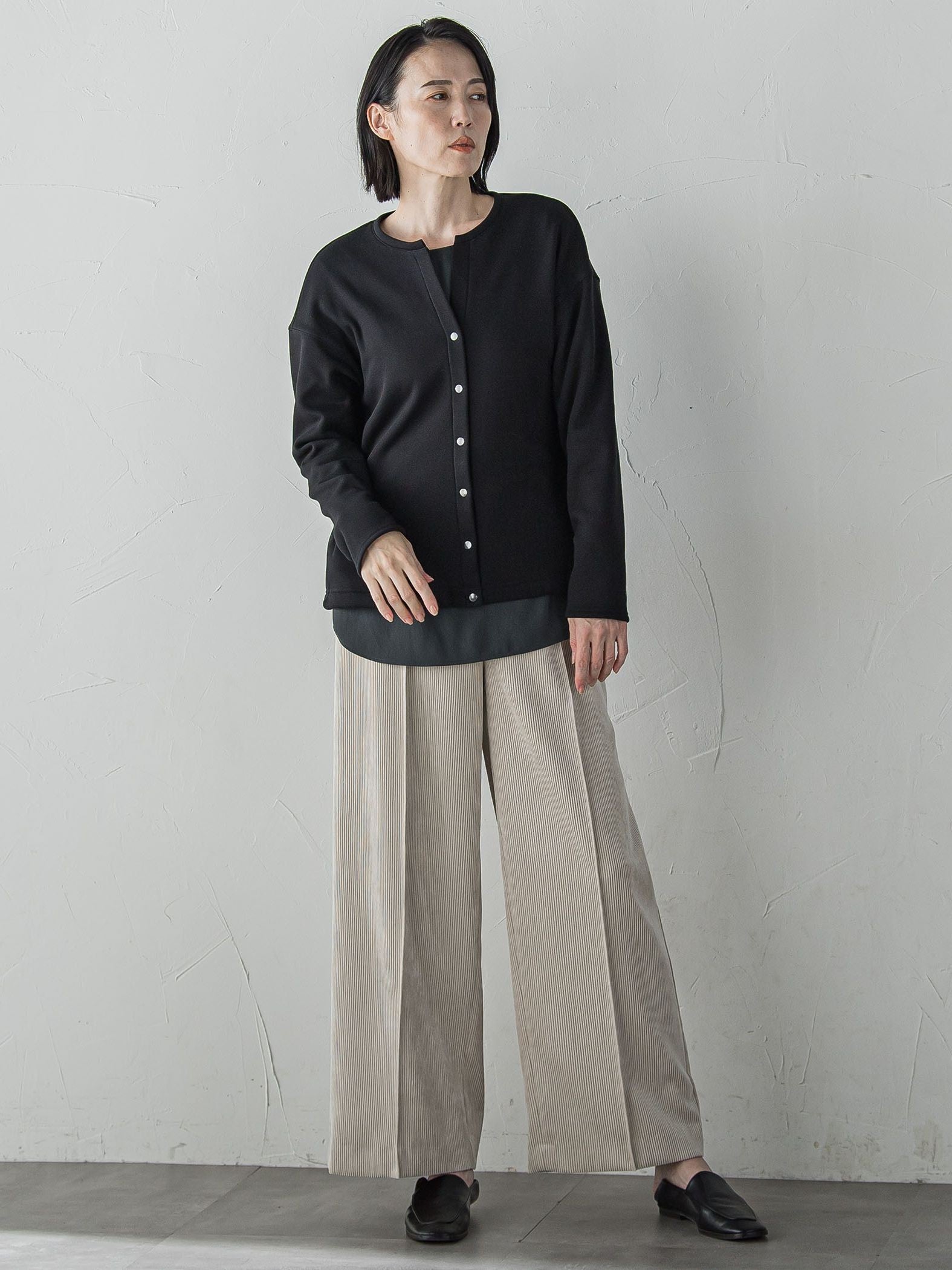 コーデュロイワイドパンツ≪洗濯機で洗える≫