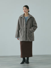 ソフトニットメルトンIラインスカート≪手洗い可能≫