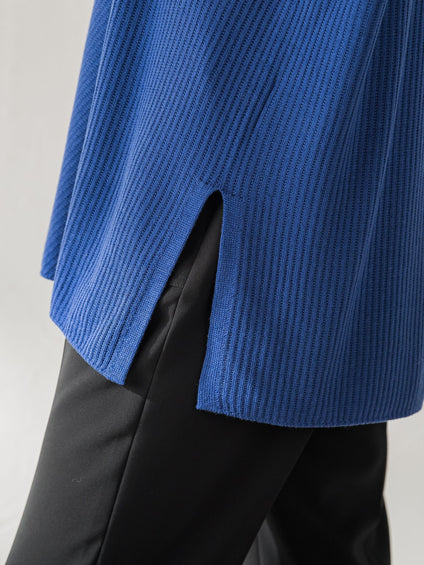 【WEB限定サイズあり】【洗えるニット】ECOCUWOOL Vネックニットプルオーバー≪シワになりにくい≫