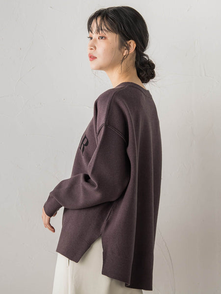 【新色追加】ロゴスウェットニット≪手洗い可能≫